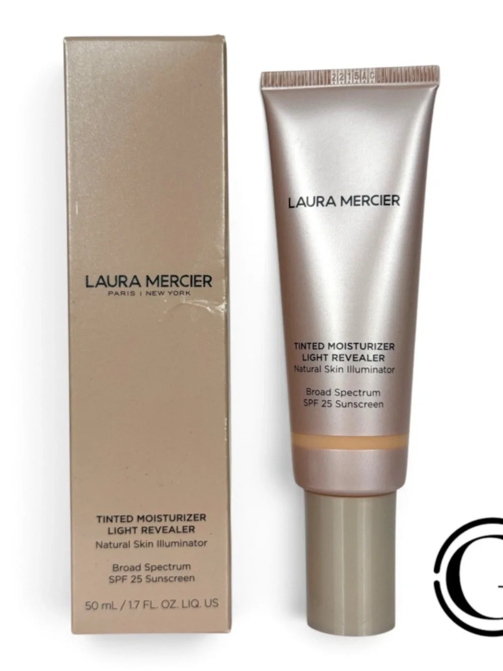 Laura Mercier Light Revealer Tinted Moisturizer SPF 25 0W1 Pearl 1.7oz 50ml NIB